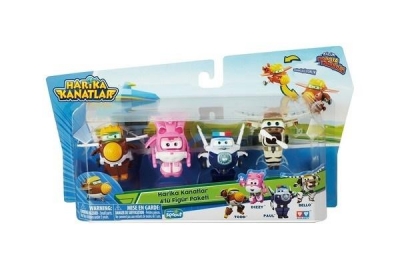 Super Wings Zestaw 4 figurek 3