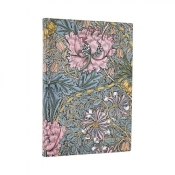 Kalendarz Paperblanks 2025/2026 Morris Pink Honeysuckle, William Morris Midi