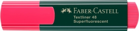 Zakreślacz Faber-Castell Textliner 48 - czerwony (154821 FC)