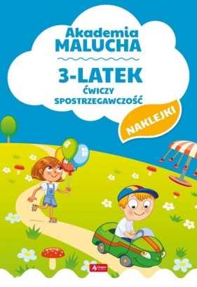 Akademia malucha 3-latek ćwiczy spostrzegawczość