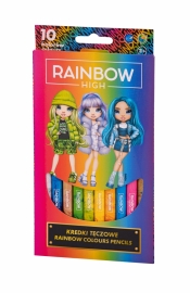 Astra, kredki tęczowe Rainbow High, 10 kolorów