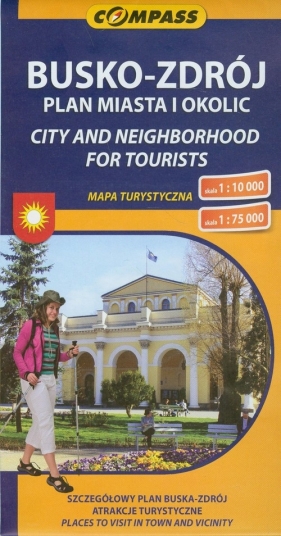 Busko Zdrój plan miasta i okolic 1:10 000 - <br />