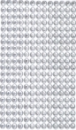 Kryształki samoprzylepne 6mm,260 szt. crystal