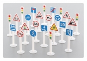 Zestaw znaków drogowych No. 3 - 24 elementy (64219)