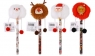Długopis wymazywalny Xmass Funny Pompom 0.5mm - niebieski, 1 szt.