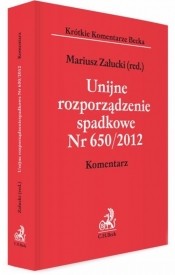 Unijne rozporządzenie spadkowe Nr 650/2012 - <br />