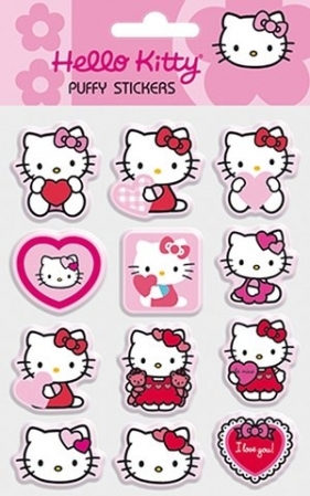Nalepki Puffy Stickers Hello Kitty