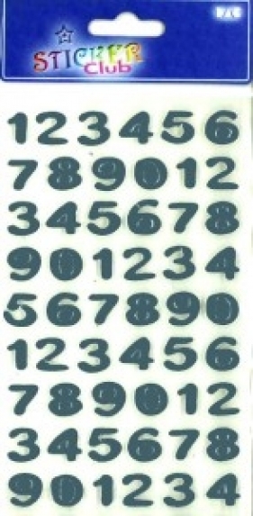 Naklejki cyferki GLO 66