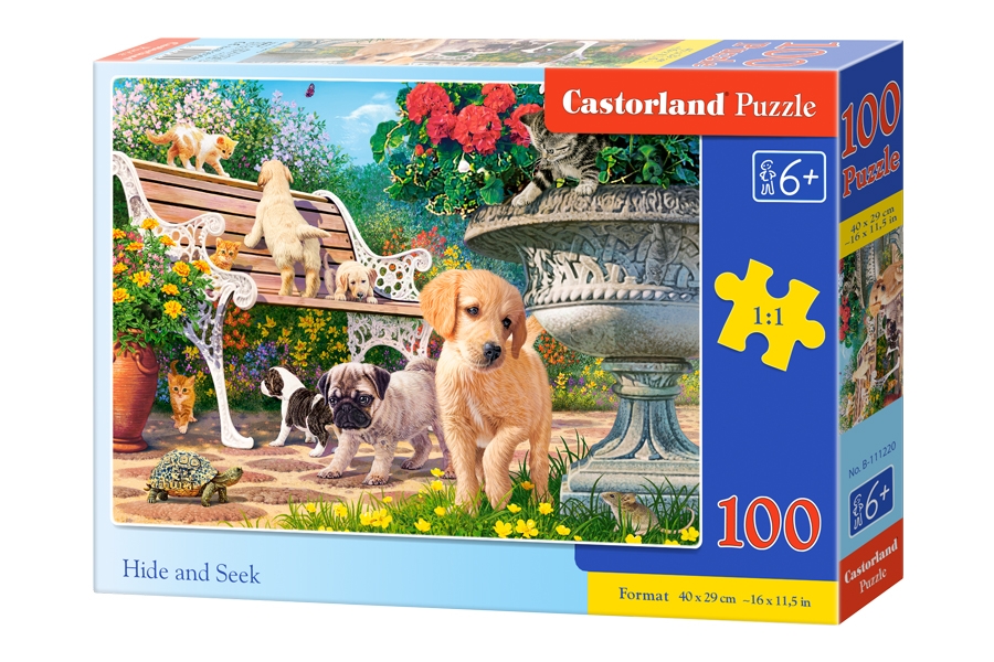 Puzzle Castorland 100 elementów - Zabawa w chowanego (B-111220)