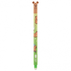 Długopis wymazywalny Happy Color Kapi Fun 0.5mm niebieski - Kapibara, 1 szt