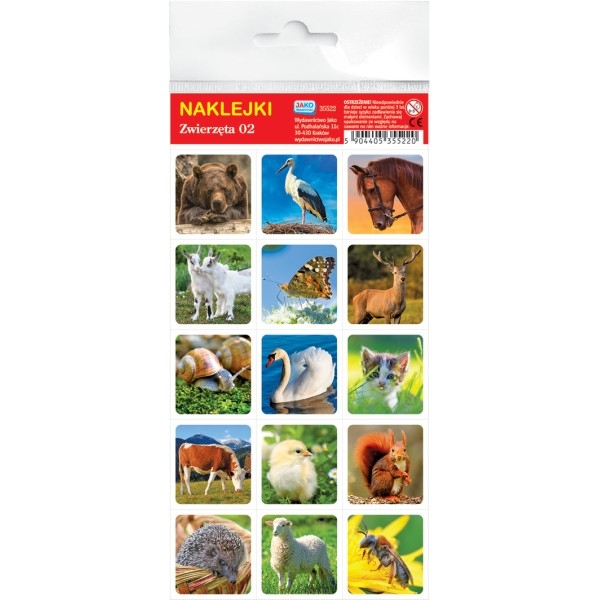 Naklejki. Zwierzęta