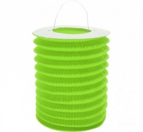 Lampion dekoracyjny walec pistacjowy