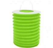 Lampion dekoracyjny walec pistacjowy