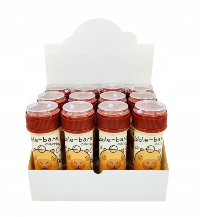 Bańki mydlane kapibara 60ml (12szt)