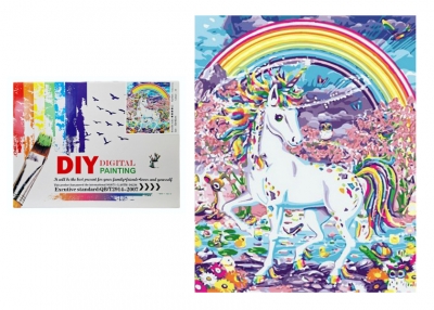 <img src='https://webimage.pl/pics/220/7/d5902496207220U1360.jpg' style='height:440px' /> Malowanie po numerach Jednorożec