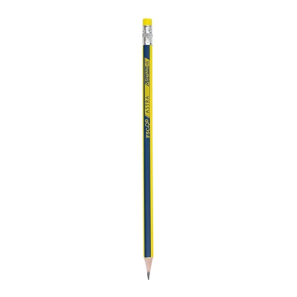 Ołówek Astra grafitowy z gumką HB