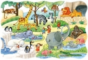 Puzzle 20 maxi. At the Zoo (02221) - Opracowanie zbiorowe