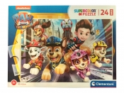 Clementoni, puzzle Maxi SuperColor 24: Psi Patrol (24222)