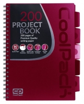 Coolpack Project Book - Kołobrulion A4 Red (94221CP)