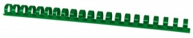 Plastikowe grzbiety do bindowania A4 16mm 100 sztuk zielone