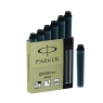 Naboje Parker mini czarne S0767220