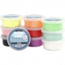 Masa plastyczna Foam Clay brokatowa 10x35g