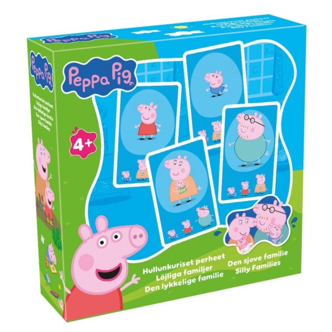 <img src='https://webimage.pl/pics/221/7/d6416739607221.jpg' style='height:440px' /> Kwartet Świnka Peppa - gra karciana