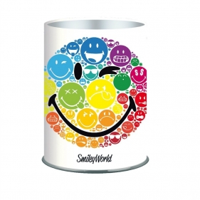 Przybornik metalowy okrągły - SmileyWorld Rainbow (50002108)