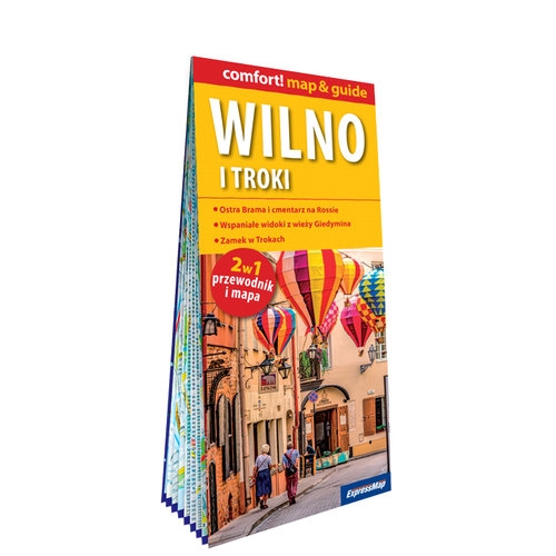 Wilno laminowany map&guide (2w1: przewodnik i mapa)