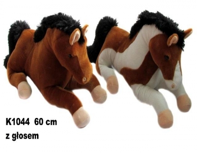Koń z głosem 60cm MIX