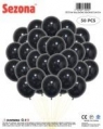  Balony czarne 50szt