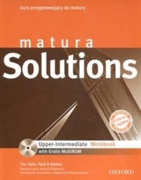 Matura Solutions Upper Intermediate workbook z płytą CD - Falla Tim, Gryca Danuta, Davies Paul
