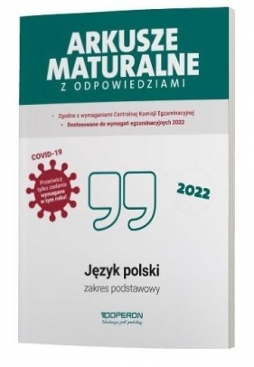 Matura 2022. J. pol. Arkusze z odpowiedziami ZP - Brygida Maciejewska, Jolanta Manthey