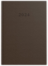  Kalendarz 2024 książkowy A4 Standard DTP brązowy