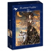 Bluebird Puzzle 1000: Piękność z wilkiem (70422)