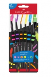 Pędzle z miękkim uchwytem 6szt FABER CASTELL
