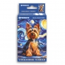 Puzzle mini 108 elementów Penmate Starry Night Yorkshire Terrier