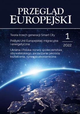 Przegląd Europejski 1/2022 - Marta Witkowska