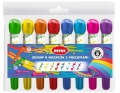 Mazaki z pieczątkami 8szt