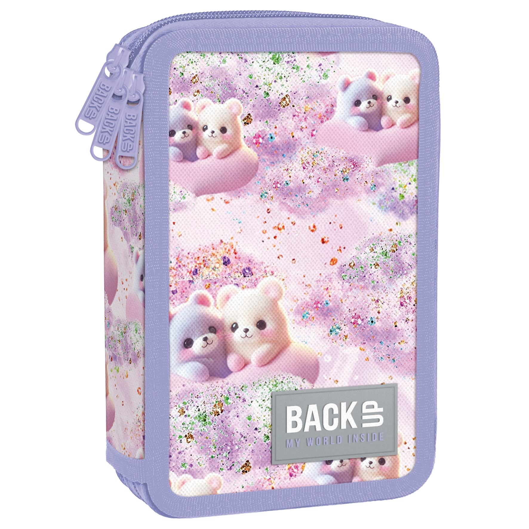 Piórnik BackUp 8 EW23 - Pastelowe Misie