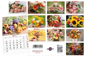Kalendarz 2021 Kwiaty