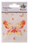  Naklejki foliowe motyl 77x55mm 9szt