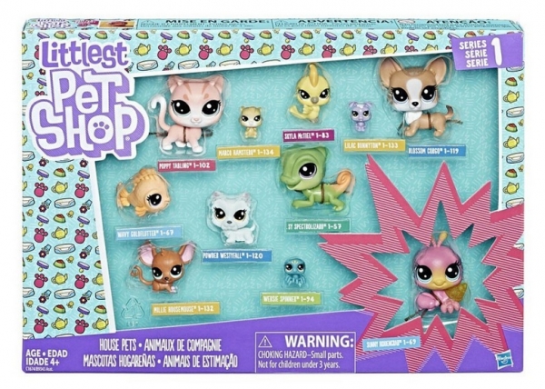 Littlest Pet Shop Zestaw 11 zwierzaków. (B9343P)