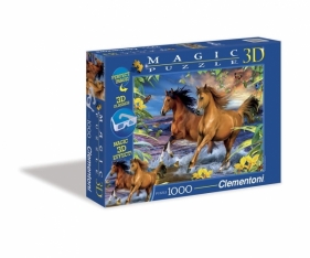 Puzzle Magic 3D Konie 1000 (39222) - <br />