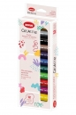 Farby tempera w sztyfcie 12 kolorów