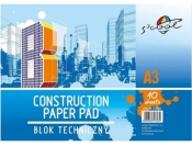 Blok techniczny A3/10K 160gsm S'cool