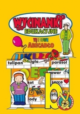 Wycinanki edukacyjne. Tęczowe Abecadło - Swędrowska Małgorzata