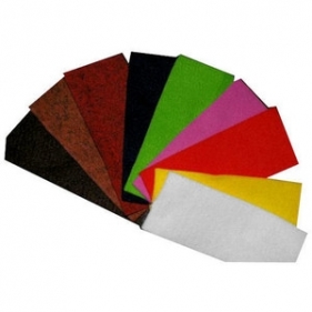 Filc dekoracyjny Happy Color, 3mm, 5ark, 30x40 cm, CZERWONY