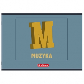 Zeszyt Herliz A5/16k pięciolinia - Muzyka, 1 szt