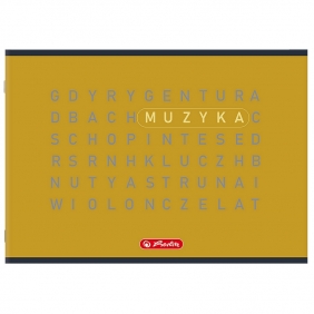 Zeszyt Herliz A5/16k pięciolinia - Muzyka, 1 szt